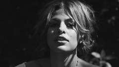 Woman Eva Mendes faces brunettes models