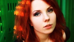 Woman evening redheads austrian