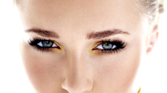 Woman eyes blue eyes