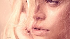 Woman eyes faces blondes