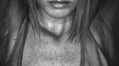 Woman eyes freckles Aleksandra