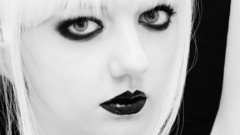 Woman eyes lips taylor