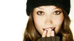 Woman eyes models brown