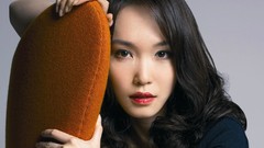 Woman faces Actress asians brunettes singers black dress Simple 