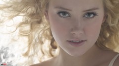 Woman faces Actress blondes models amber heard portraits