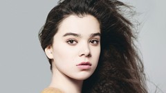 Woman faces Actress brown eyes brunettes hailee steinfeld pink 