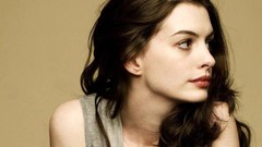 Woman faces Actress brunettes anne hathaway