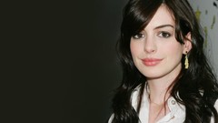 Woman faces Actress brunettes anne hathaway
