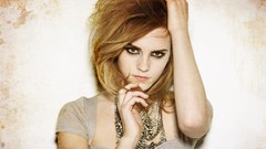 Woman faces Actress brunettes emma watson