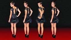 Woman faces Actress brunettes emma watson