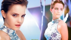 Woman faces Actress brunettes emma watson Lancôme