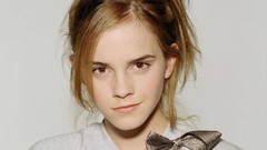 Woman faces Actress brunettes emma watson Simple Background
