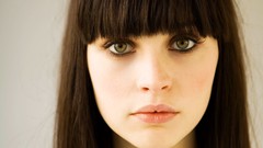 Woman faces Actress brunettes felicity jones