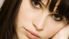 Woman faces Actress brunettes felicity jones