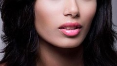 Woman faces Actress brunettes indian models freida pinto