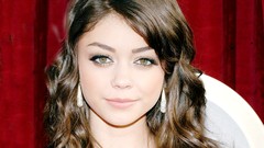 Woman faces Actress green eyes brunettes sarah hyland