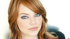 Woman faces Actress green eyes emma stone redheads
