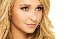 Woman faces Actress hayden panettiere blondes gray eyes