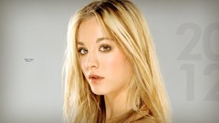 Woman faces Actress kaley cuoco blondes