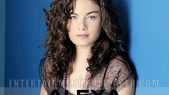 Woman faces Actress long hair blue eyes brunettes alexa davalos