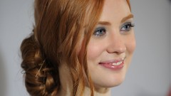 Woman faces Actress smiling blue eyes redheads deborah ann woll 