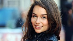 Woman faces Actress smiling brunettes emilia clarke