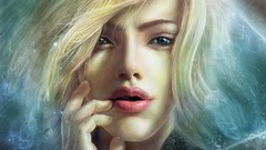 Woman faces artwork fantasy art
