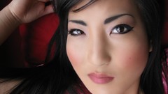 Woman faces asians brunettes