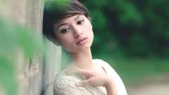 Woman faces asians brunettes