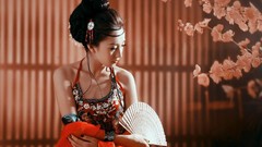 Woman faces asians brunettes