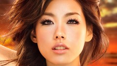 Woman faces asians brunettes