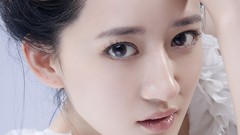 Woman faces asians models