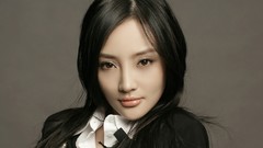 Woman faces asians models black hair teen