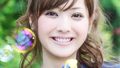 Woman faces asians smiling Nozomi Sasaki