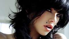 Woman faces black hair Vikki Blows