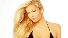 Woman faces blondes bikini Natalia Bush Natalia Mesa