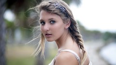 Woman faces blondes blue eyes models