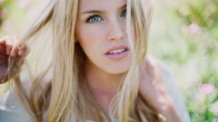 Woman faces blondes blue eyes models