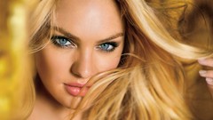 Woman faces blondes blue eyes models candice swanepoel