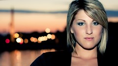 Woman faces blondes brunettes