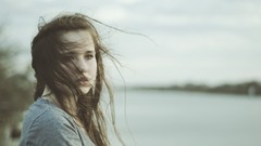 Woman faces blondes brunettes teen portraits