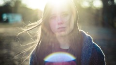 Woman faces blondes brunettes teen portraits