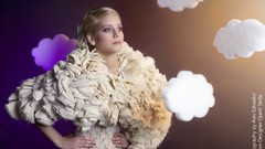 Woman faces blondes feminine events