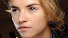 Woman faces blondes gray eyes Anabela Belikova