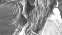 Woman faces blondes grayscale