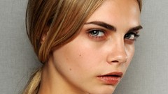 Woman faces blondes green eyes models cara delevingne teen