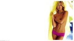 Woman faces blondes lingerie models erin heatherton underwear