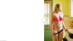 Woman faces blondes lingerie models underwear sara jean 