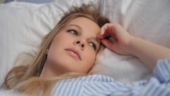 Woman faces blondes models Belinda