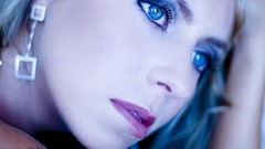 Woman faces blondes models Nena Blue Magazine Monika Schimkova